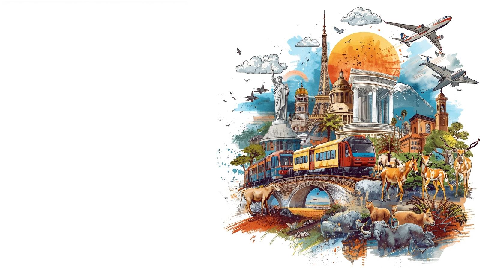 Beautiful travel destination